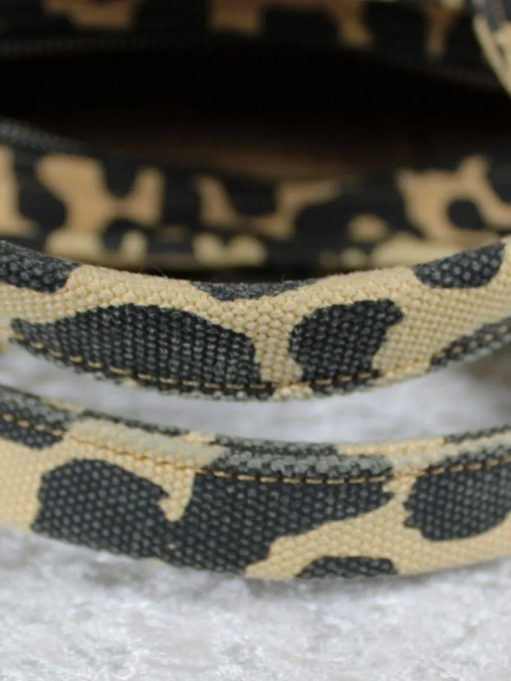 Coach New York Leopard Print Canvas Tote / Crossbody Bag